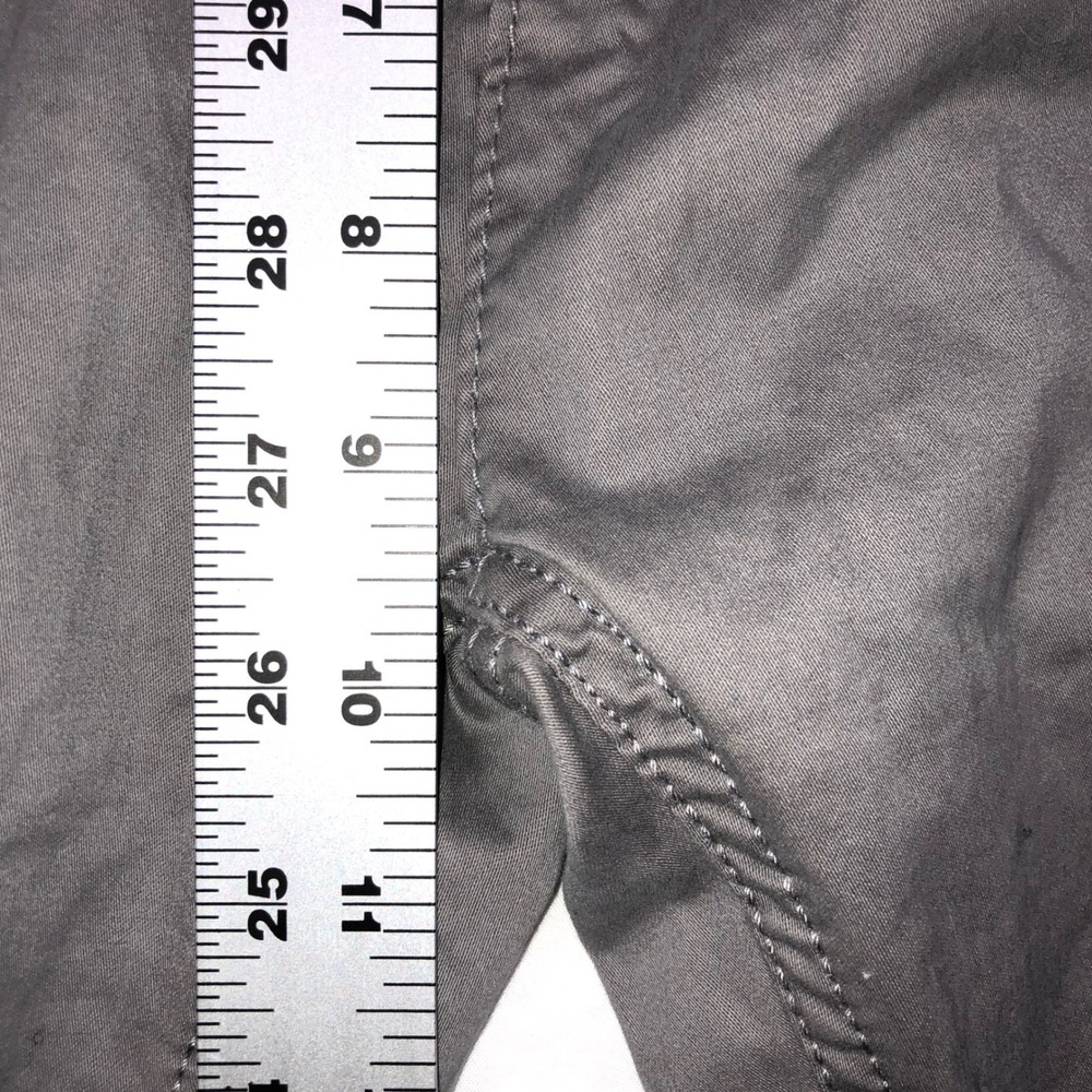 Levis 511 Slim Gray Chino Pants Mens 29x29 Charcoal Five Pocket Casual Trousers - Picture 8 of 13